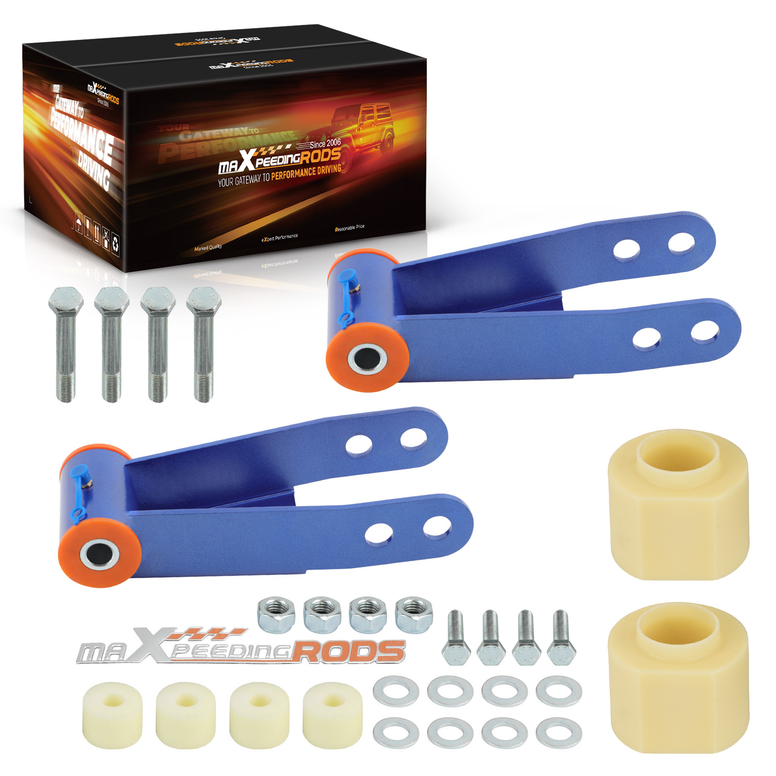 Lift Shackles Leveling Kit for Jeep Cherokee XJ 3